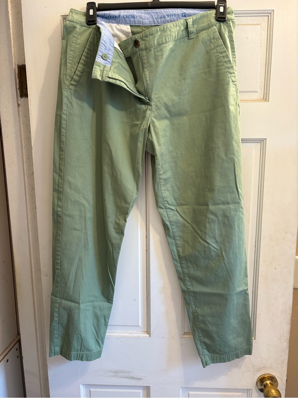 Talbots Mint Green Weekend Chinos
